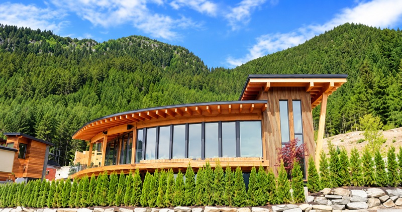 Baxter Creek timber home
