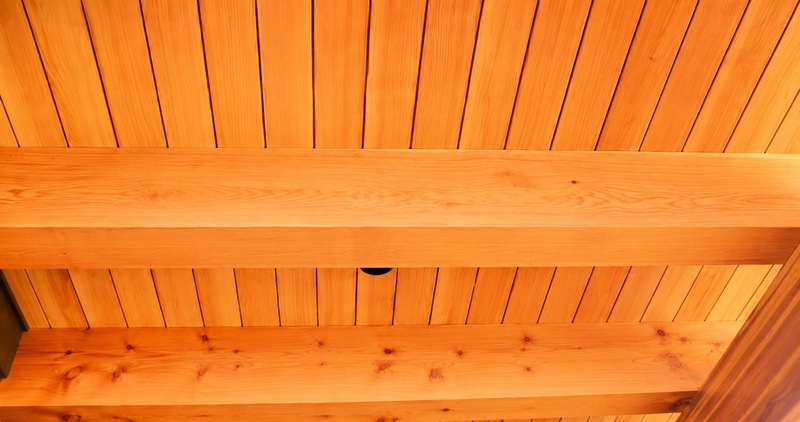 Hemlock roof decking