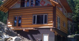 High-quality Timberlock log home