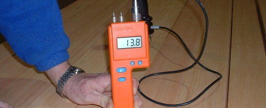 Marine timber moisture testing