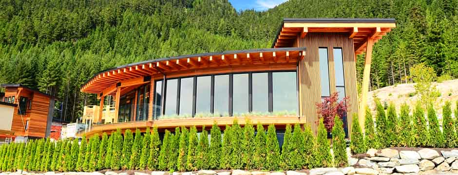 Custom timber home
