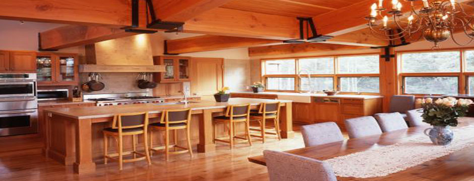 Heavy timber interior